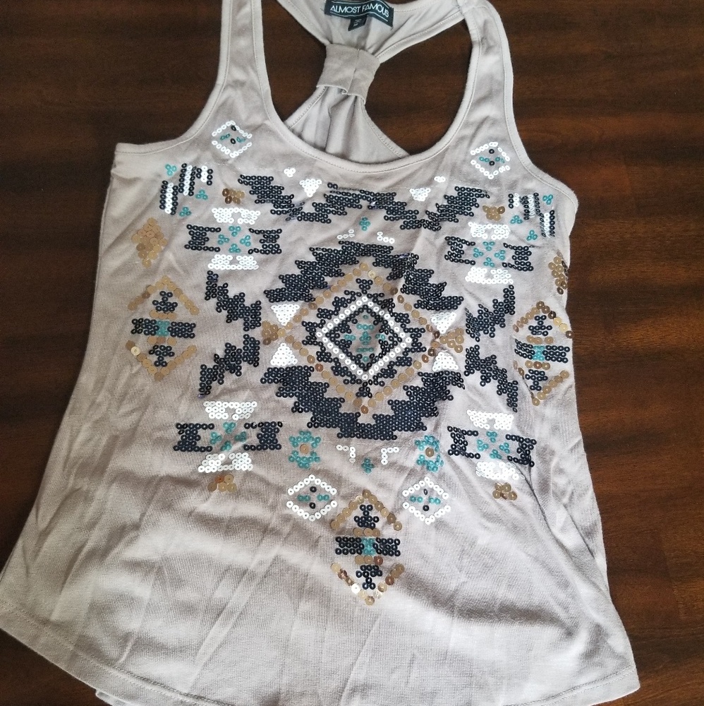 Tribal print tank top